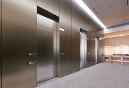 Stainless steel wall and pillar cladding